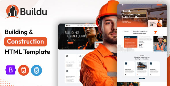 Buildu – Construction HTML Template