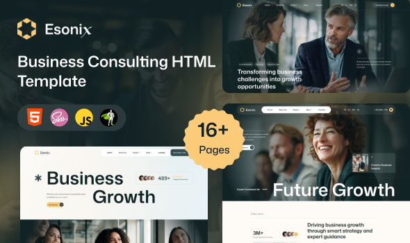 Esonix - Business Consulting HTML Template