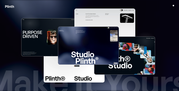 Plinth - Creative Agency & Portfolio HTML Template