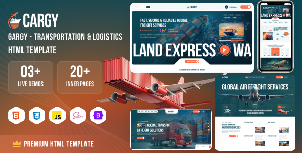 Cargy - Transportation & Logistics Html Template