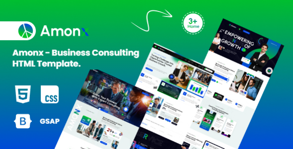 Amonx – Business Consulting HTML Template