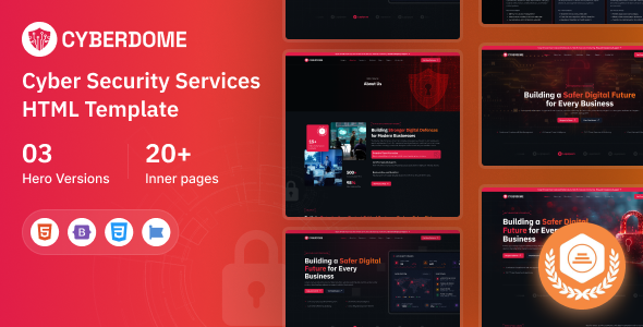 CyberDome - Cyber Security Services HTML Template