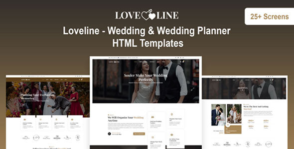 Loveline - Wedding & Wedding Planner HTML Templates
