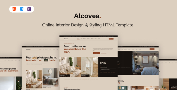 Alcovea - Online Interior Design & Styling HTML Template
