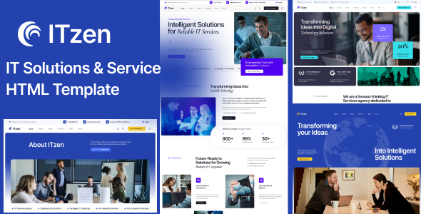 ITzen - IT Solutions & Service HTML Template