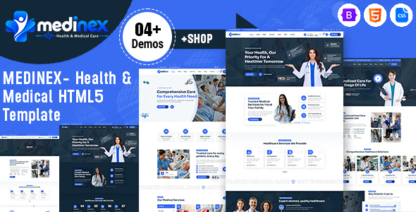 Medinex – Health & Medical HTML5 Template