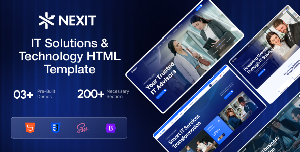 Nexit - IT Service and Business Technology HTML Template