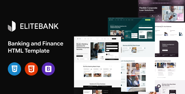 Elitebank - Banking and Finance HTML Template