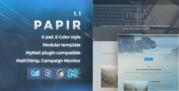 Papir | Responsive Email Template