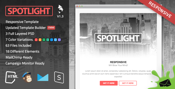 Spotlight Responsive Email Template