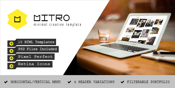 Mitro - Minimal HTML Template