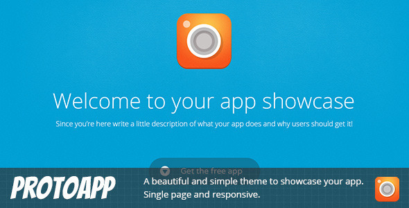 ProtoApp - Responsive Single Page App Showcase