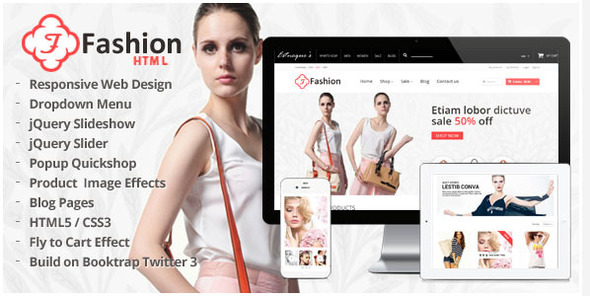 Responsive HTML Template - Fashion