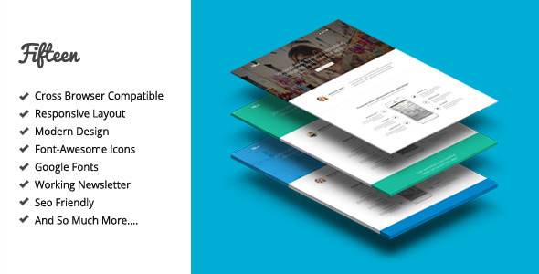 Fifteen - Responsive Landing Page Template