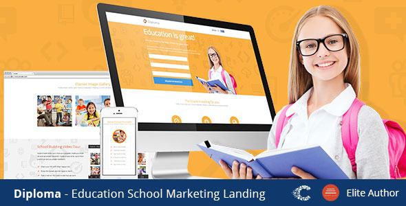 Diploma - Unbounce Landing Page Template