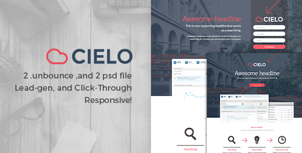 Cielo - Bundle Unbounce pages